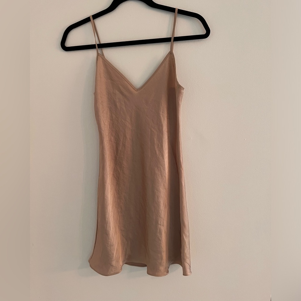 Aritzia satin mini dress